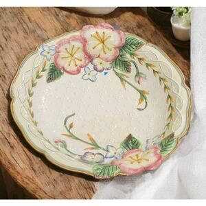 Fitz and Floyd Home Fragrance Collection Potpourri Bowl 10" Diameter EUC